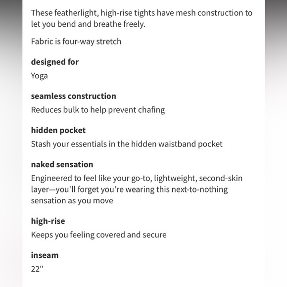 Lululemon Enlighten Leggings - Picture 5 of 5